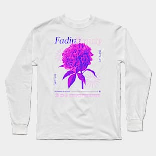 Fading Beauty Sadness Sad Emotions Feelings Wild Flower Floral Long Sleeve T-Shirt